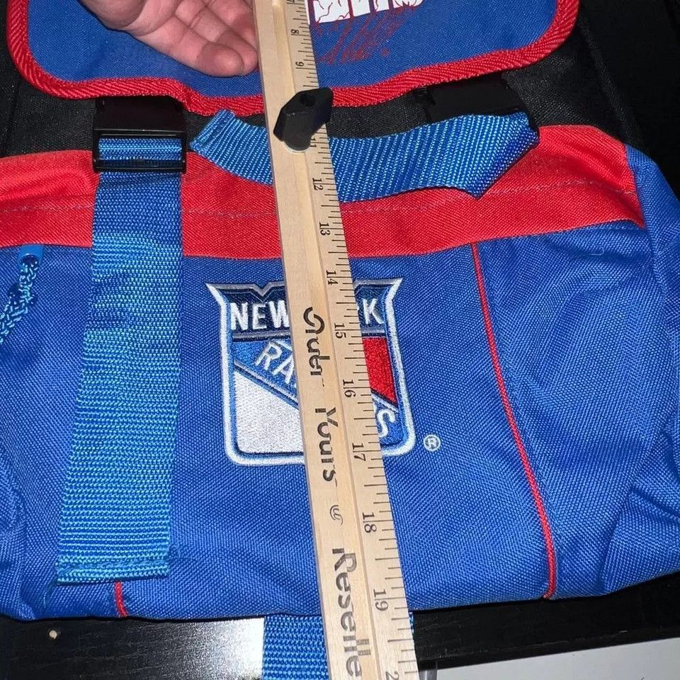 Vintage New York Rangers Retreat Backpack Bag Nasco Little America Size ONE SIZE - 6 Thumbnail