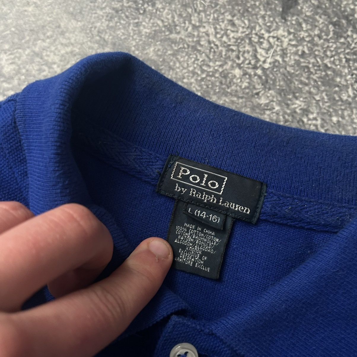 Polo Ralph Lauren Vintage Polo Ralph Lauren Big Logo y2k opium polo Size US S / EU 44-46 / 1 - 5 Thumbnail