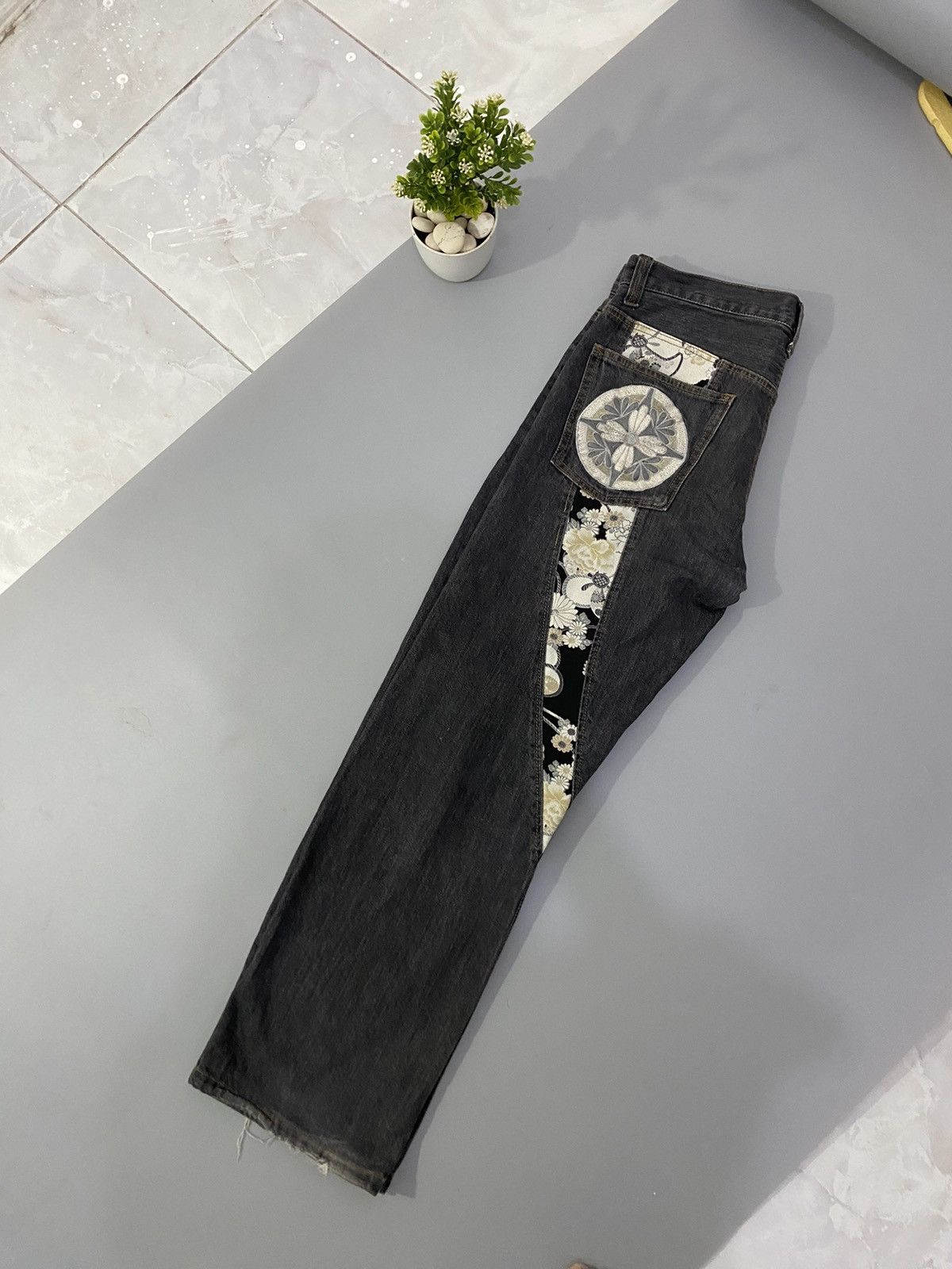 Japanese Brand × Vintage 💥Rare Design💥Karakuri Tamashi Japanese Pants Size US 34 / EU 50 - 1 Thumbnail