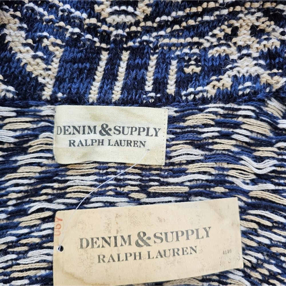 Denim & Supply Ralph Lauren NWT Rare Denim & Supply Ralph Lauren Navy and Beige Aztec Size M / US 6-8 / IT 42-44 - 6 Thumbnail