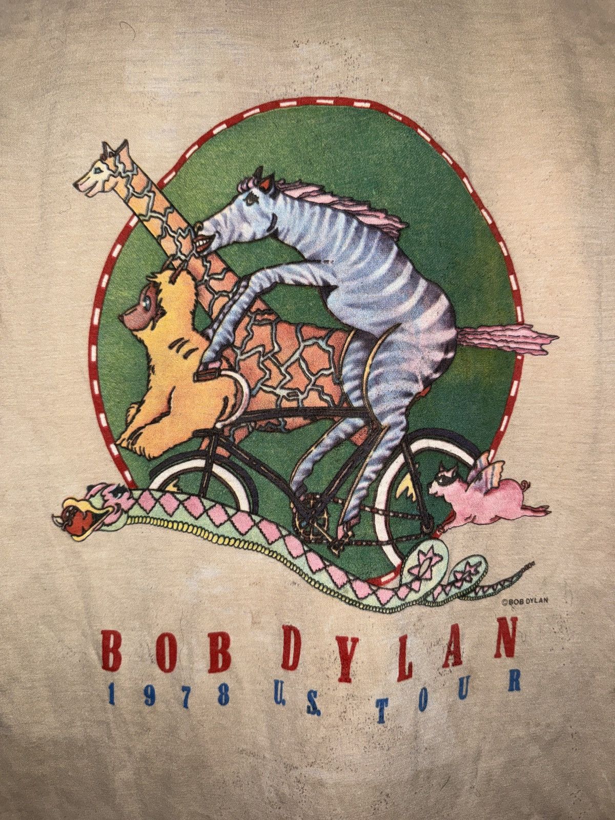 Band Tees Rare Vintage 1978 Bob Dylan World Tour Tee Size US XS / EU 42 / 0 - 2 Thumbnail