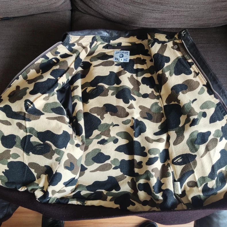 Bape TOYS McCoy Bape limited edition horse leather A2 size gold Size US L / EU 52-54 / 3 - 3 Thumbnail