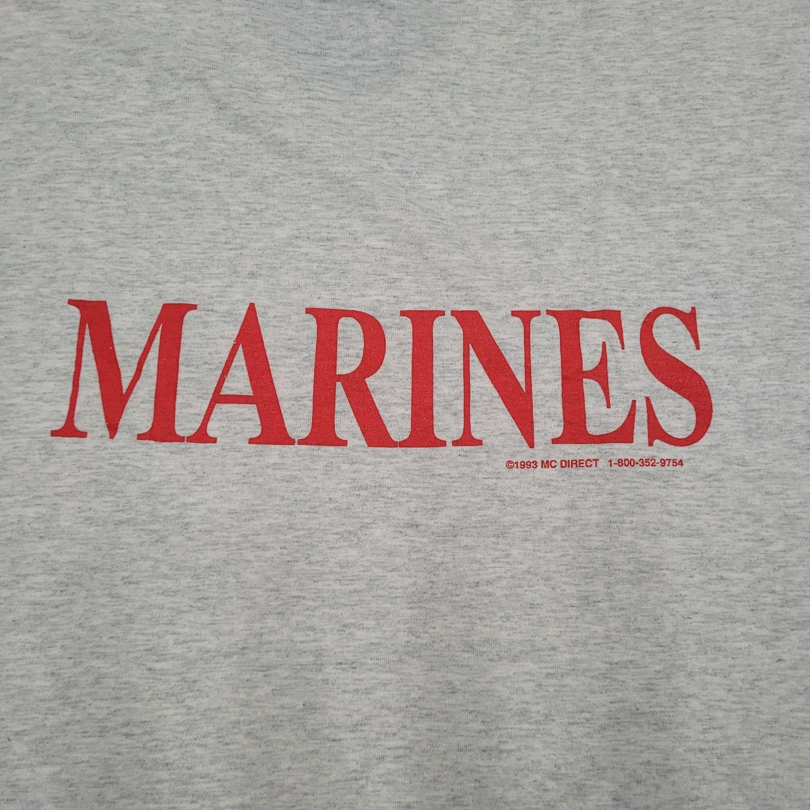 Fruit Of The Loom Vintage 1993 USMC Marines Retired T-Shirt Mens XXL USA Made Size US XXL / EU 58 / 5 - 7 Thumbnail