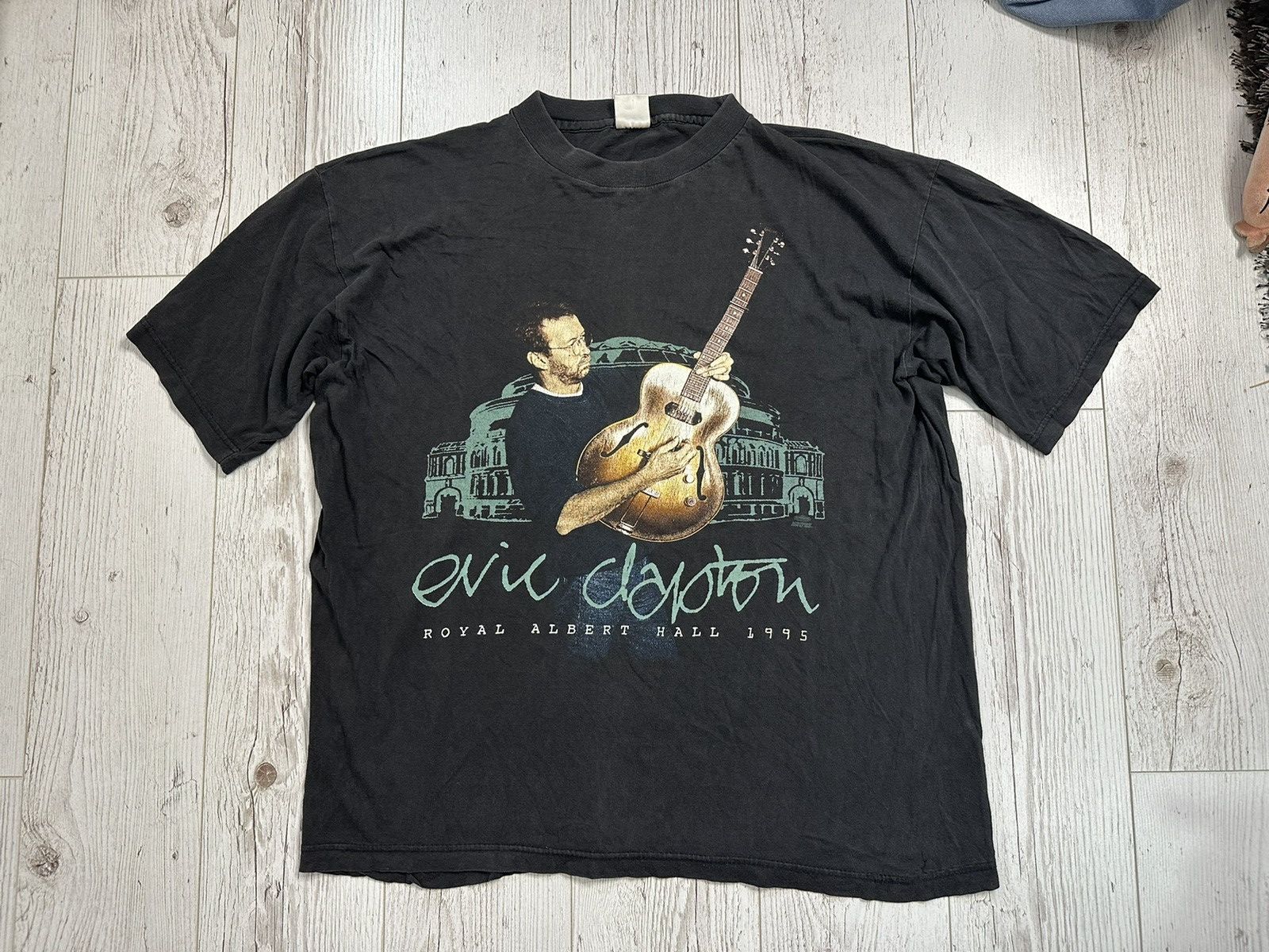 Band Tees × Vintage Eric Clapton Royal albert Hall 1995 singe stitch t-shirt Size US XL / EU 56 / 4 - 3 Thumbnail