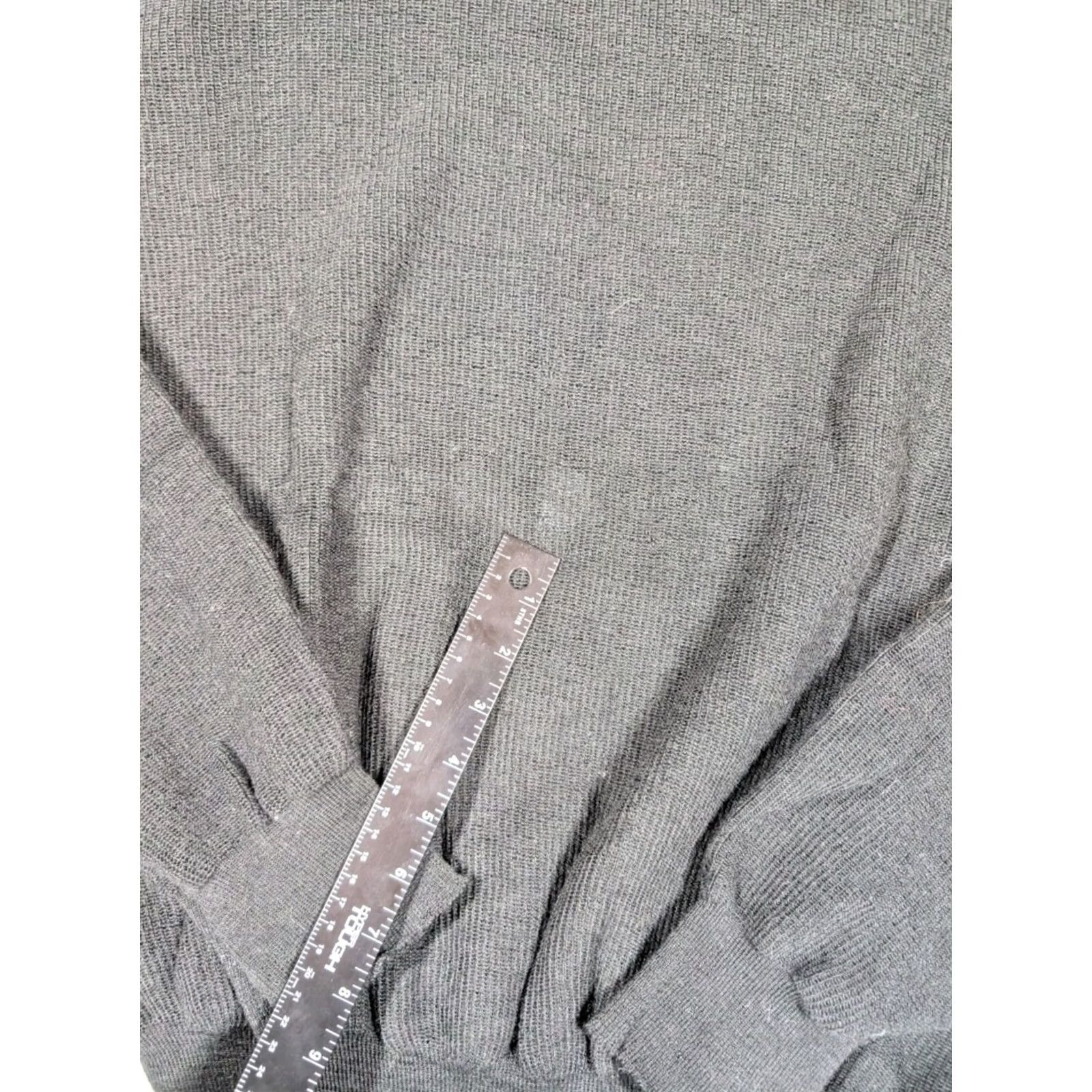Vintage VINTAGE Mens Wool Sweater Military Fr Fire Resistant Sz XL Extra Large Knit Mock Neck Black Soldiers Army Pullover Regular Warm Casual Workwear Mens Size US XL / EU 56 / 4 - 2 Thumbnail