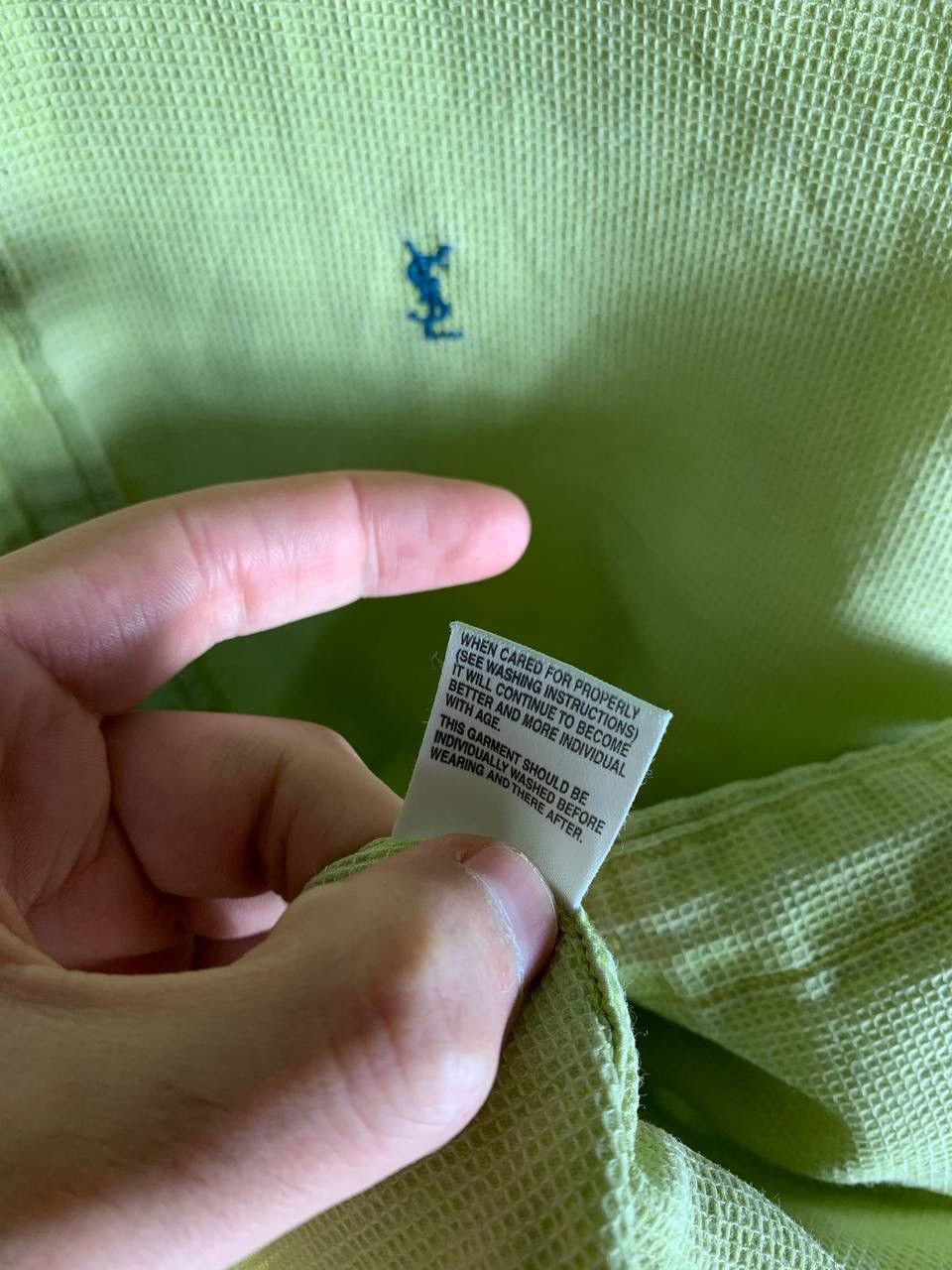 Vintage × Yves Saint Laurent VERY RARE YSL YVES SAINT LAURENT SHIRT COTTON DESIGNER Y2K Size US M / EU 48-50 / 2 - 5 Thumbnail