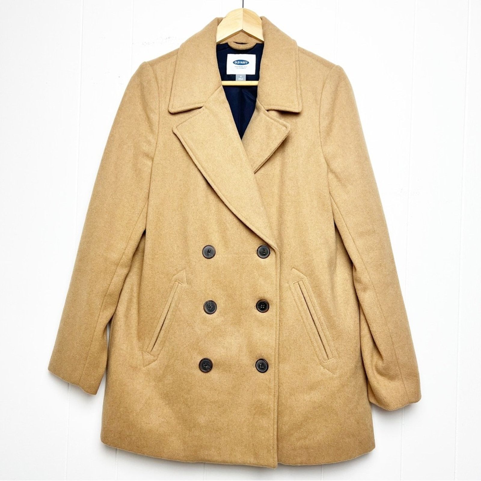 Old Navy Old Navy Wool Blend Button Front Pea Coat Women’s Size Med Size M / US 6-8 / IT 42-44 - 1 Thumbnail