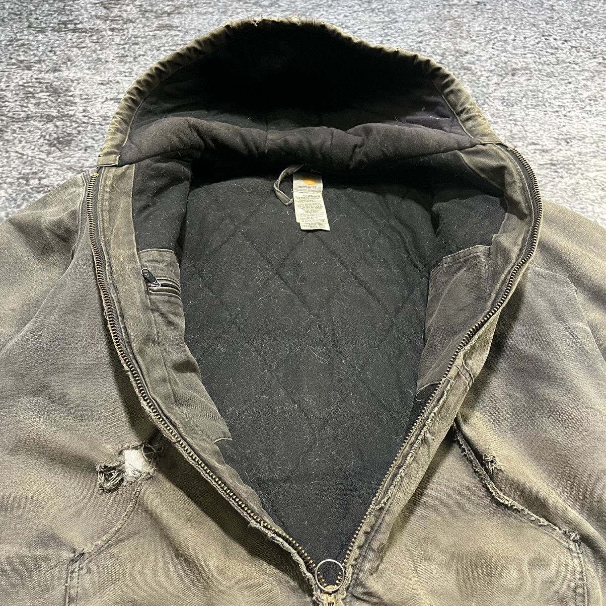 Carhartt VINTAGE DISTRESSED FADED CARHARTT ERD GRUNGE HOODED JACKET Size US L / EU 52-54 / 3 - 11 Thumbnail