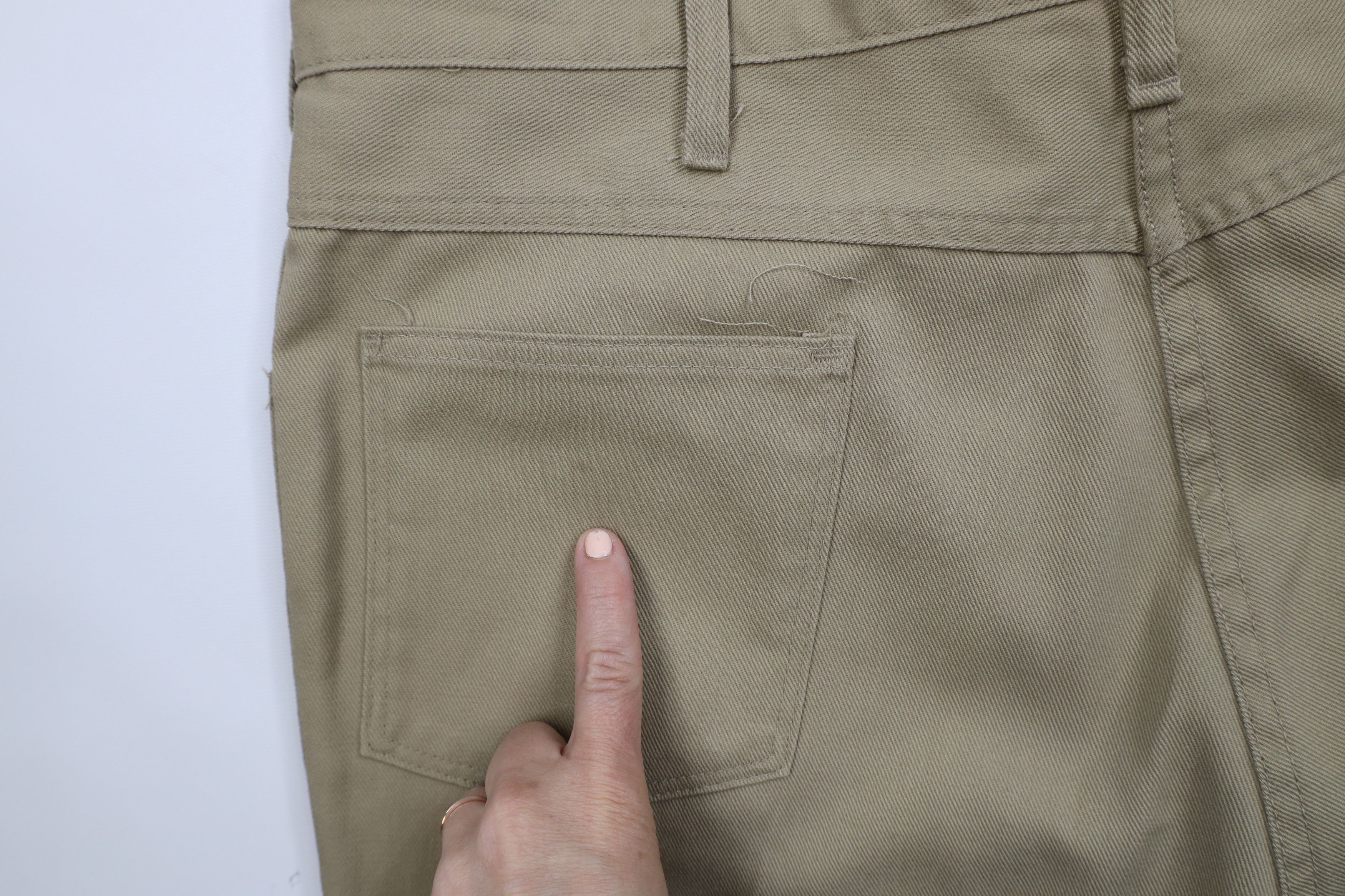 Dickies × Vintage Vintage 70s Dickies Workwear Wide Leg Pants Beige USA Size US 38 / EU 54 - 12 Thumbnail