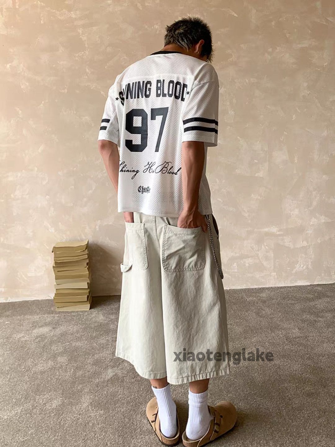 Designer × Japanese Brand × Vintage Unisex utility loose baggy carpenter work cargo shorts Size US 33 - 2 Thumbnail