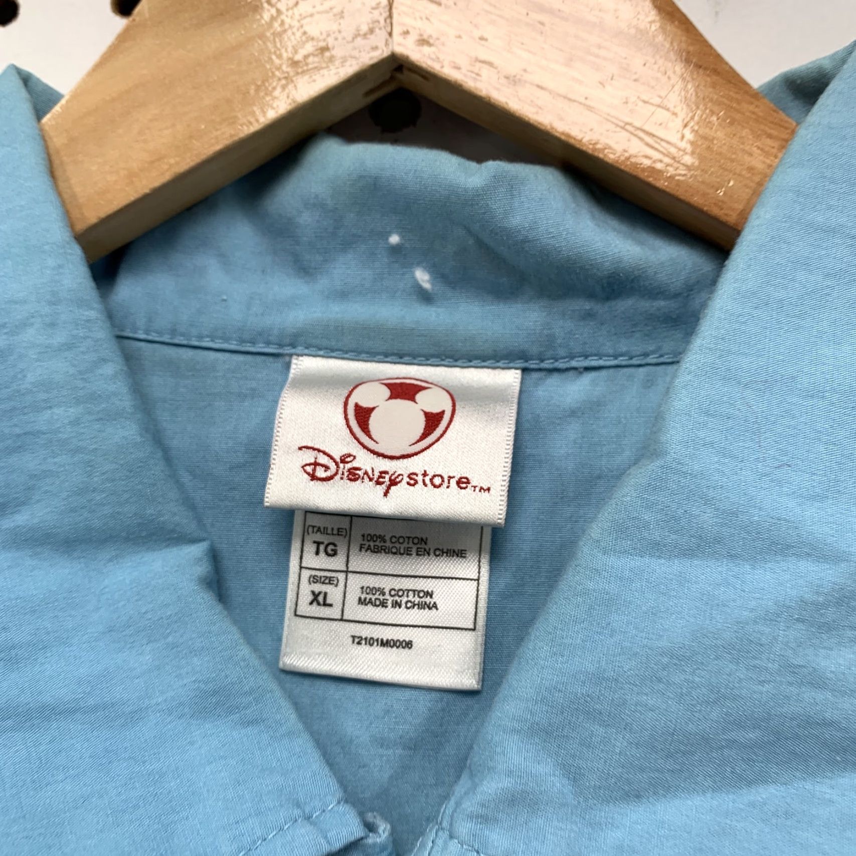 Disney VINTAGE Disney Hawaiian Button-Up Shirt Mens XL Blue Mickey Mouse AOP Surf Casual Size US XL / EU 56 / 4 - 6 Thumbnail