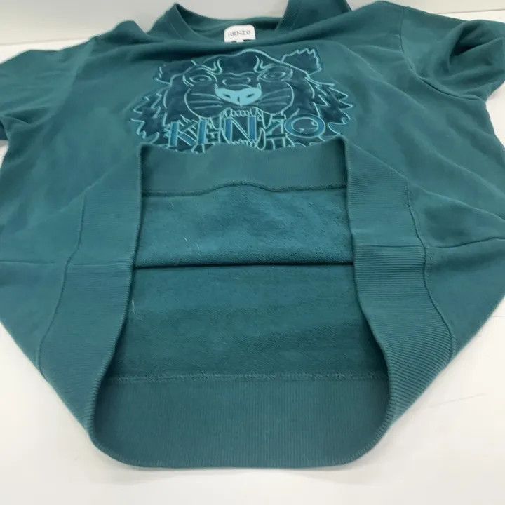 Kenzo Kenzo Green Tiger Crest Crewneck Sweatshirt -2507 Size US XL / EU 56 / 4 - 7 Thumbnail