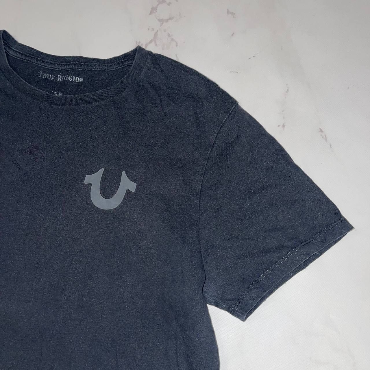 True Religion Vintage True Religion Faded T Shirt Hype Y2K Black M Size Size US M / EU 48-50 / 2 - 5 Thumbnail