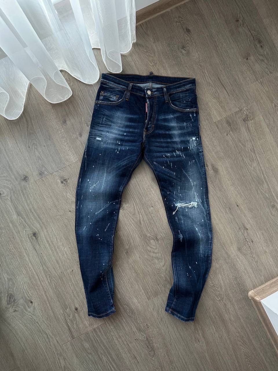 Dsquared2 × Vintage Vintage Disquared2 Denim Big Logo Pants Size US 32 / EU 48 - 5 Thumbnail