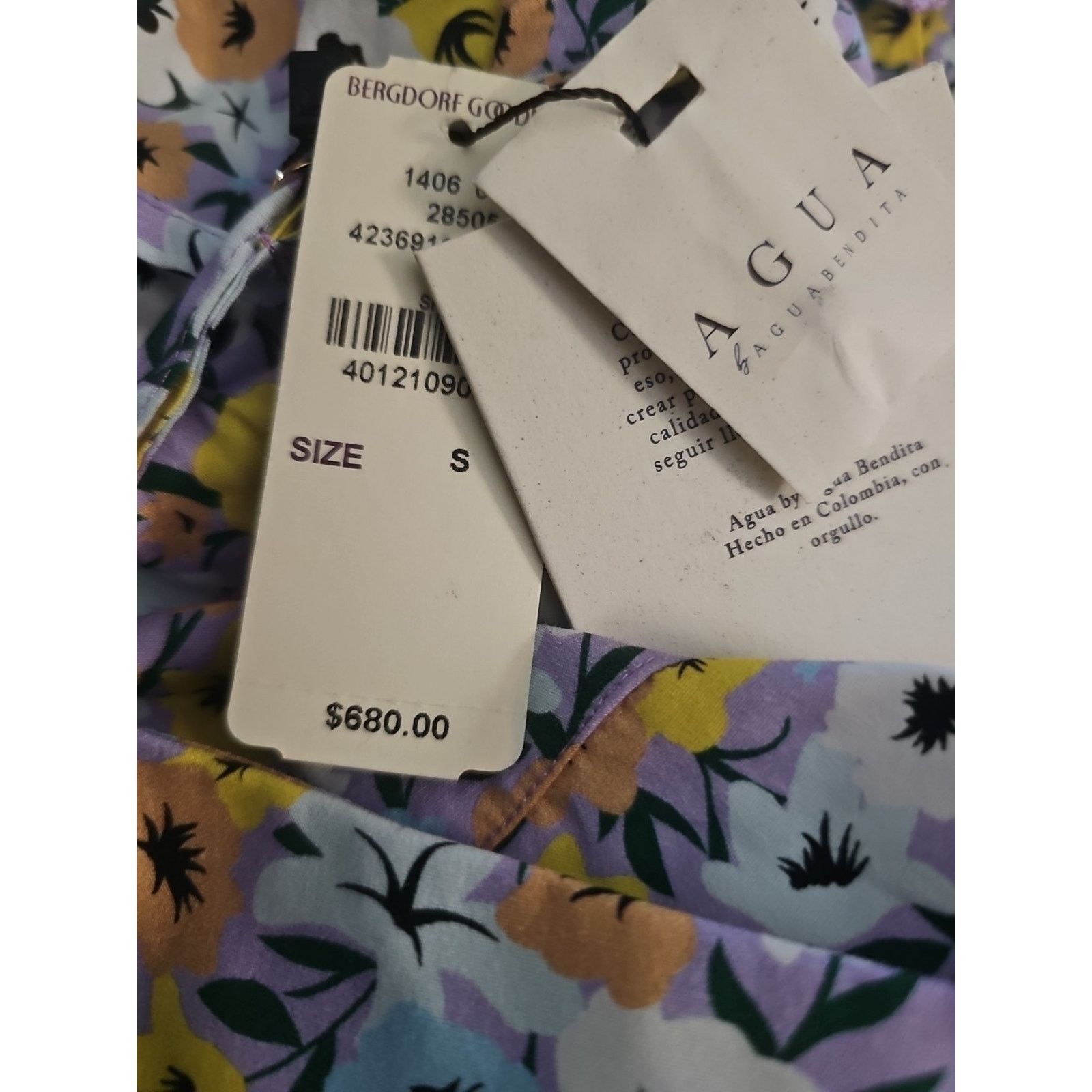 AGUA by Agua Bendita Agua By Agua Bendita Mambo La Fania Lila Dress Small $680 Size S / US 4 / IT 40 - 7 Thumbnail