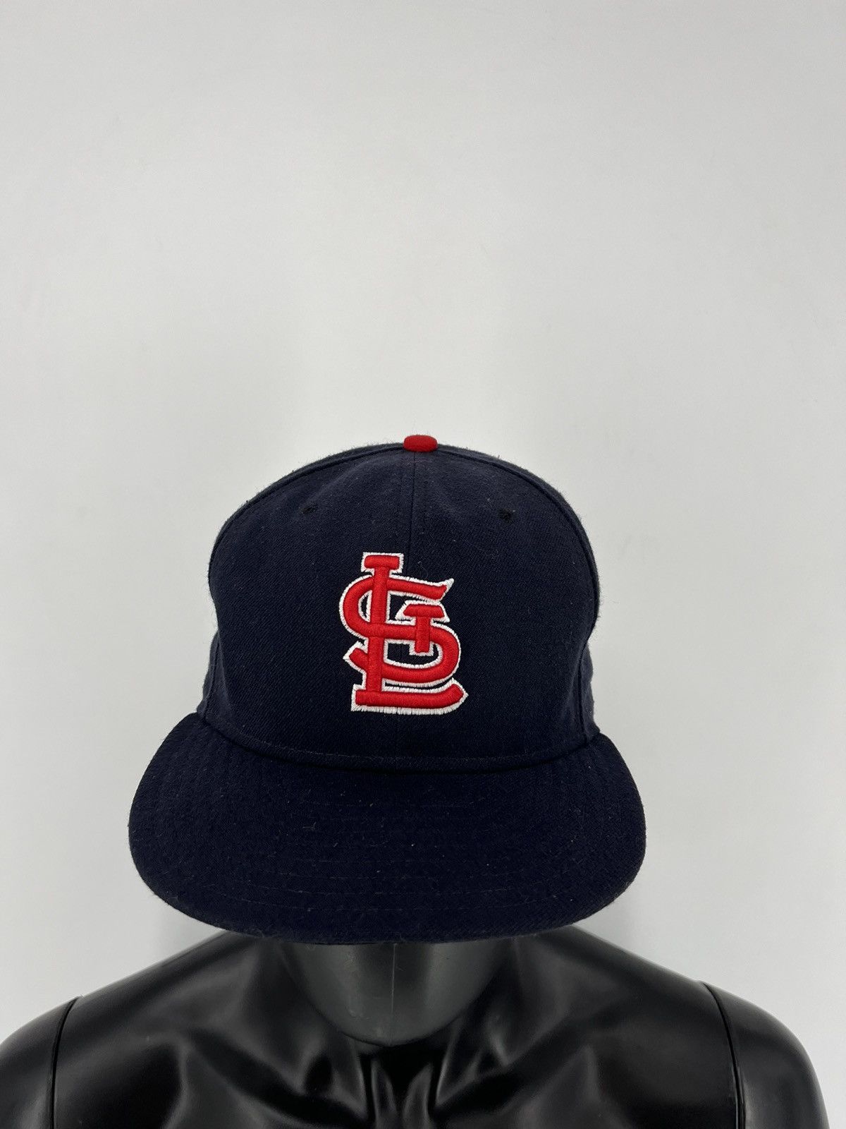 New Era Vintag St. Louis Cardinals Fitted Baseball Hat New Era 7 3/8 Size ONE SIZE - 1 Thumbnail