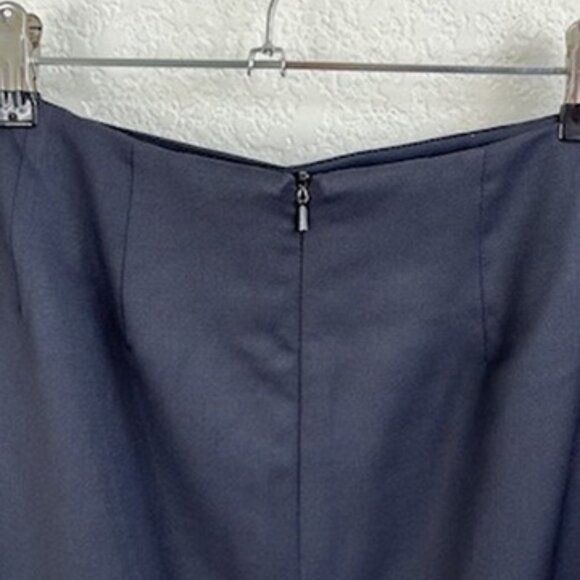 Aquascutum Aquascutum London Dual Slit Solid Pencil Skirt Straight Size 34" / US 12 / IT 48 - 4 Thumbnail