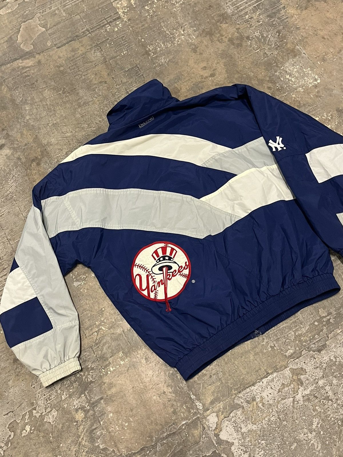 Vintage NY Yankees rare lightweight windbreaker jacket Size US XXL / EU 58 / 5 - 6 Thumbnail