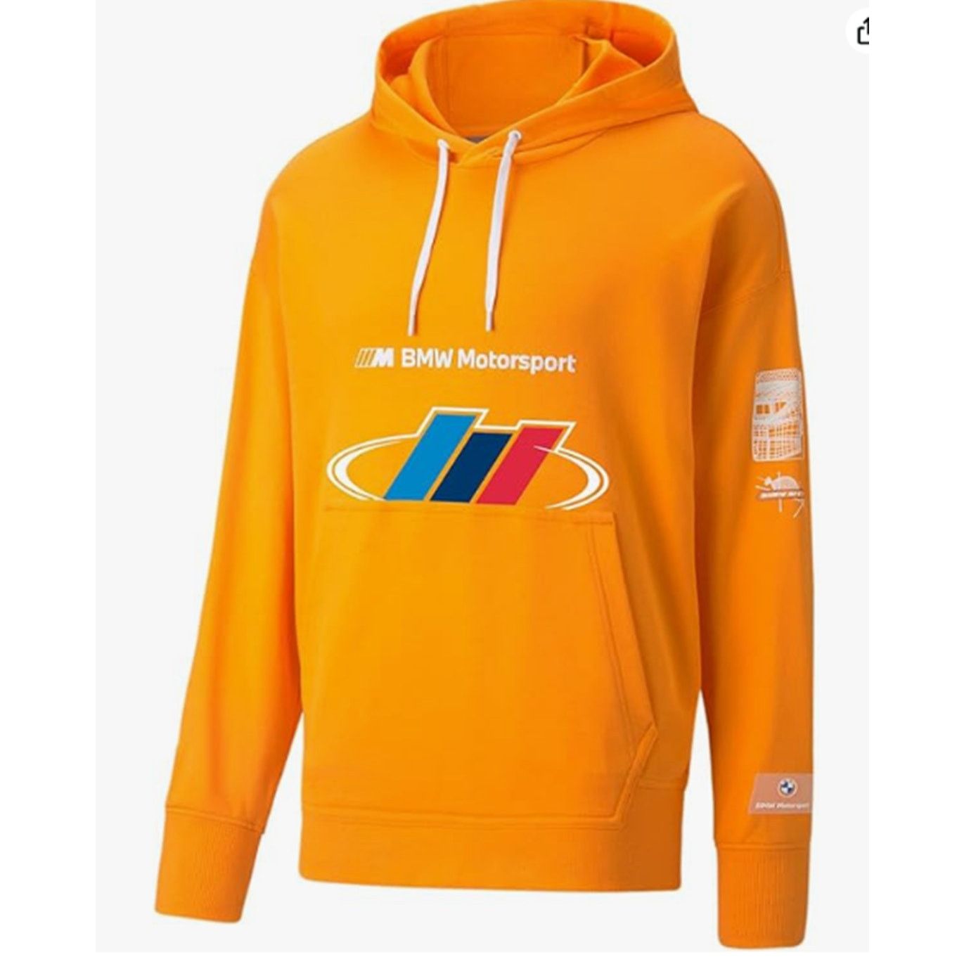 Puma PUMA Men's BMW MMS Street Hoodie Color Vibrant Orange Size M Size US M / EU 48-50 / 2 - 1 Thumbnail