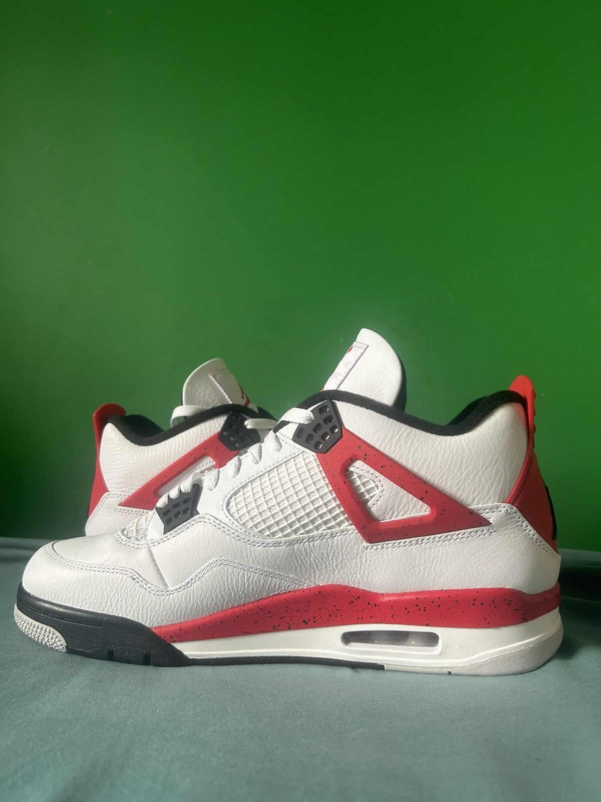 Jordan Brand Nike Air Jordan 4 Red Cement 2023 Size US 11.5 / EU 44-45 - 2 Thumbnail