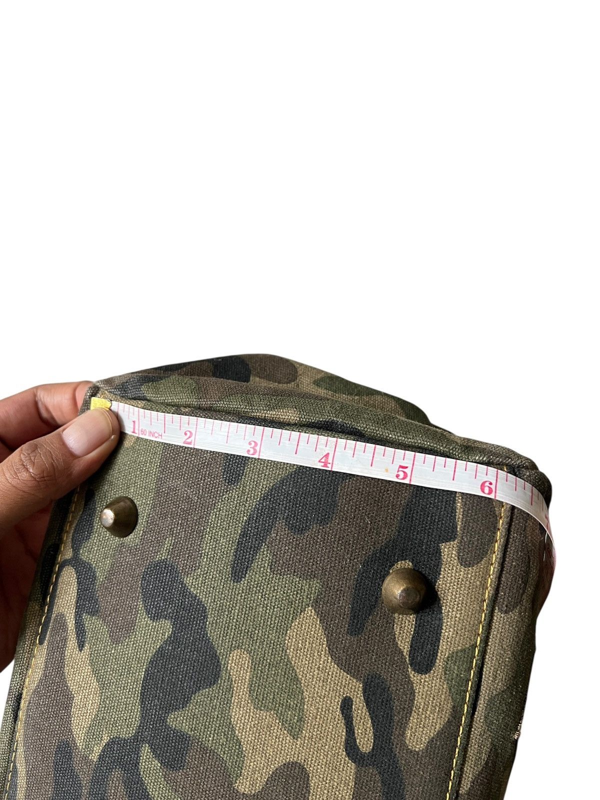 Japanese Brand 2000s Ra Iride 🇯🇵 Camouflage Birkin Bag Hermes Size ONE SIZE - 15 Thumbnail