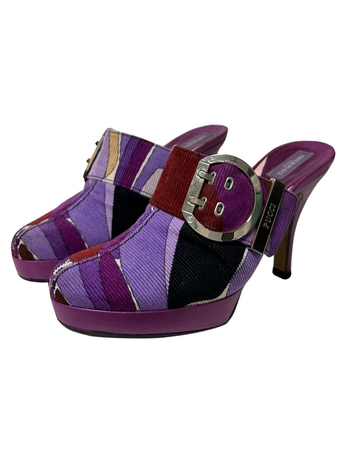 EMILIO PUCCI Fall Winter 2005 Corduroy Mules