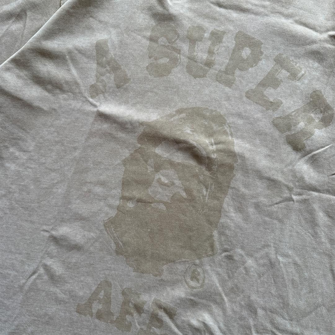 Bape BAPE x Kid Super Beige Oversized Tee (M) Size US M / EU 48-50 / 2 - 2 Thumbnail