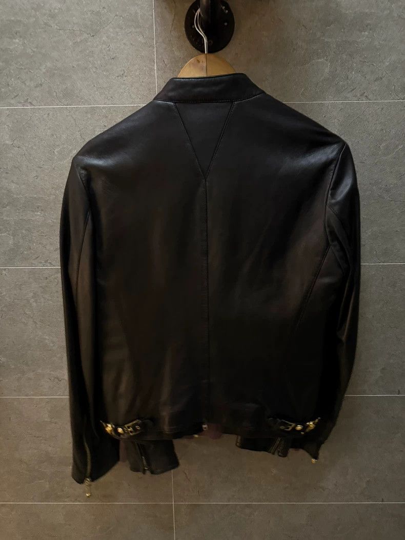 Versace Versace Slim-fit leather jacket Size US M / EU 48-50 / 2 - 2 Thumbnail