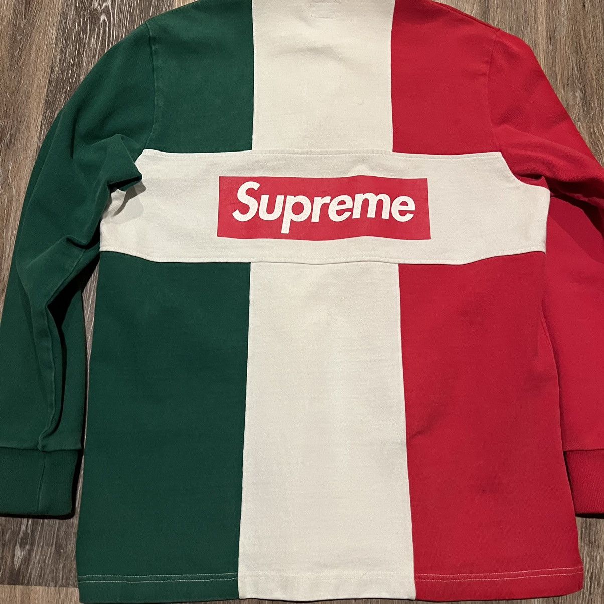 Supreme Supreme Split Box Logo Rugby Top Size US L / EU 52-54 / 3 - 25 Thumbnail