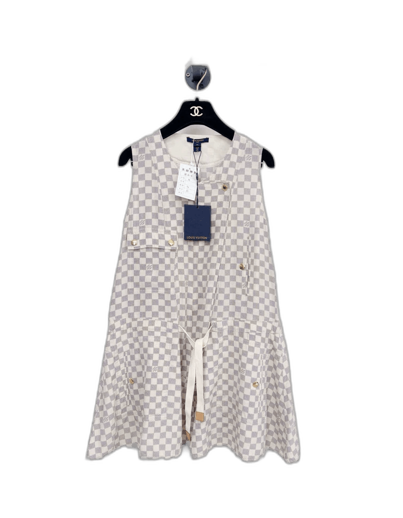 Louis Vuitton Louis Vuitton Checkerboard Mini Dress Size S / US 4 / IT 40 - 1 Thumbnail