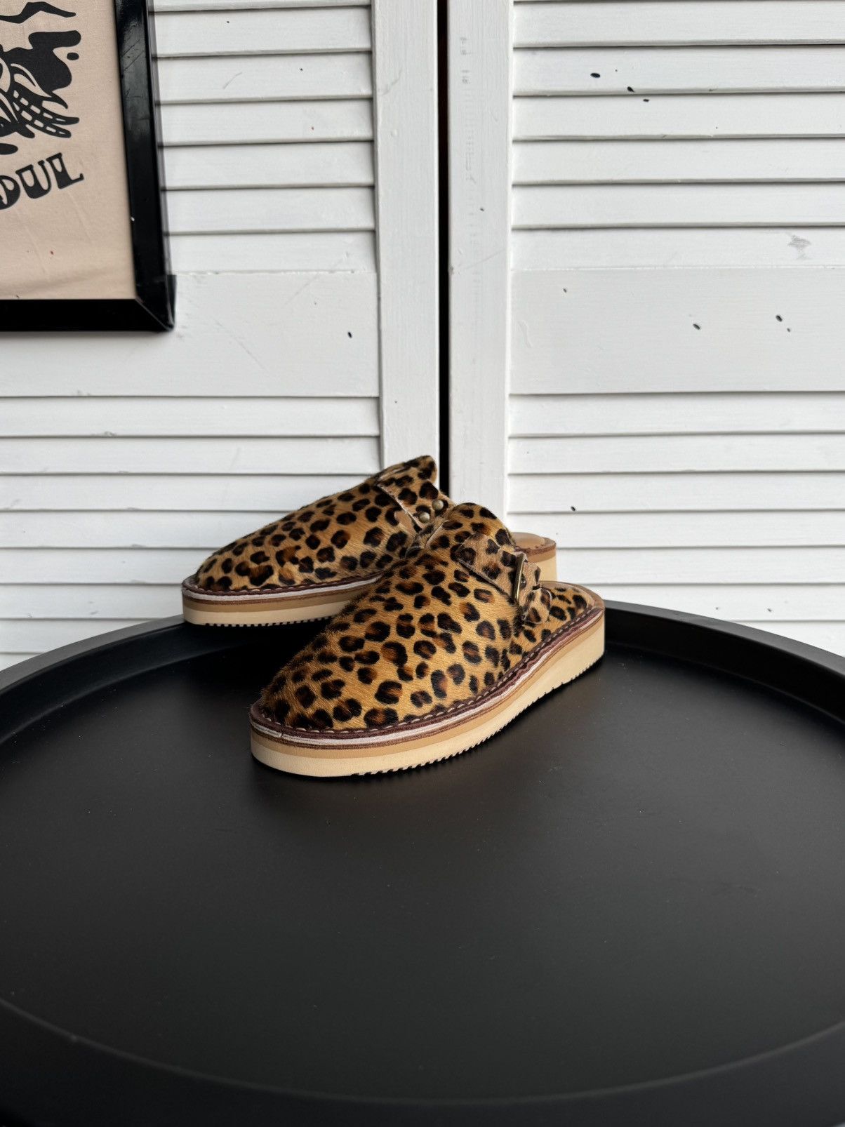 Fracap YMC X FRACAP Calfskin Pony Hair Mules - Leopard Print Size US 6 / IT 36 - 5 Thumbnail