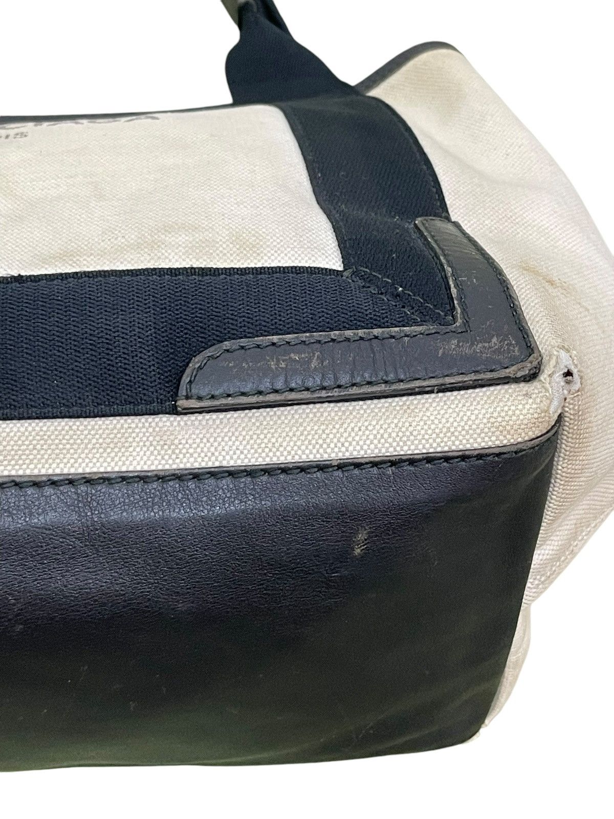 Balenciaga Balenciaga Paris Cotton Canvas Leather Tote Bag 9🟩 Size ONE SIZE - 6 Thumbnail