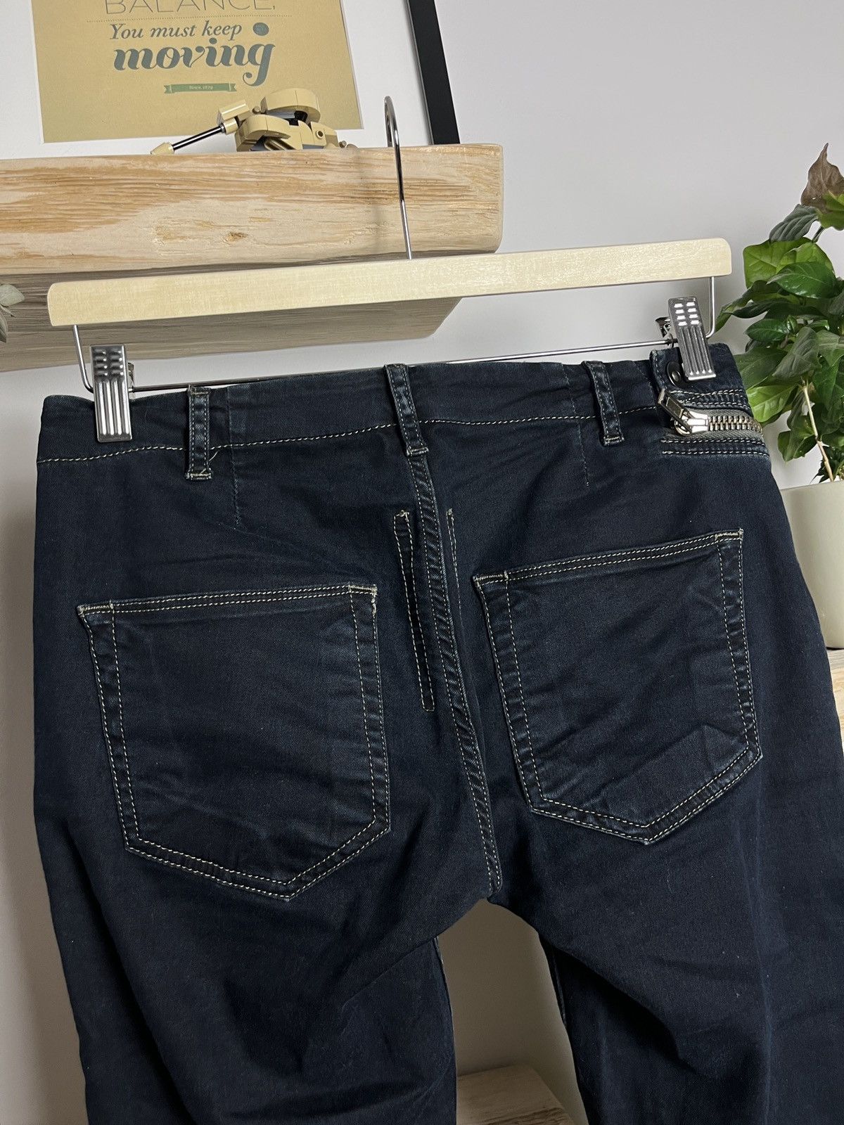 Rick Owens FW15 Aircut Jeans denim washed black Size US 28 / EU 44 - 4 Thumbnail
