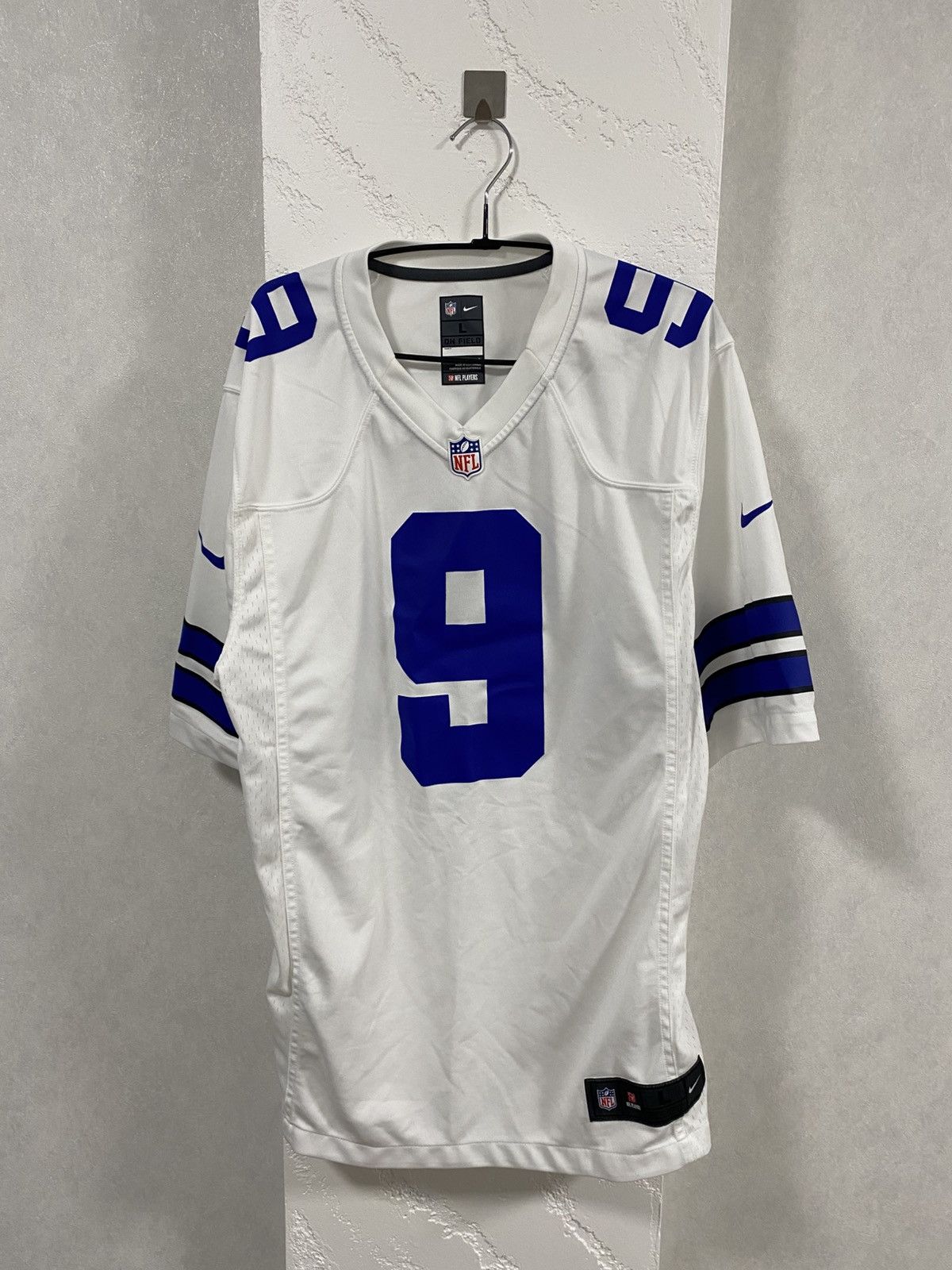 NFL Tony Romo 9 Dallas Cowboys NFL Nike Home Jersey Men's Size L Size US L / EU 52-54 / 3 - 1 Thumbnail
