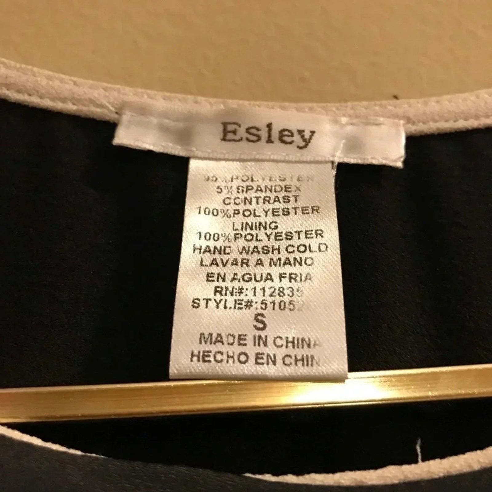 Other Esley Cream and Black Colorblock Shift Dress Small Size S / US 4 / IT 40 - 2 Thumbnail