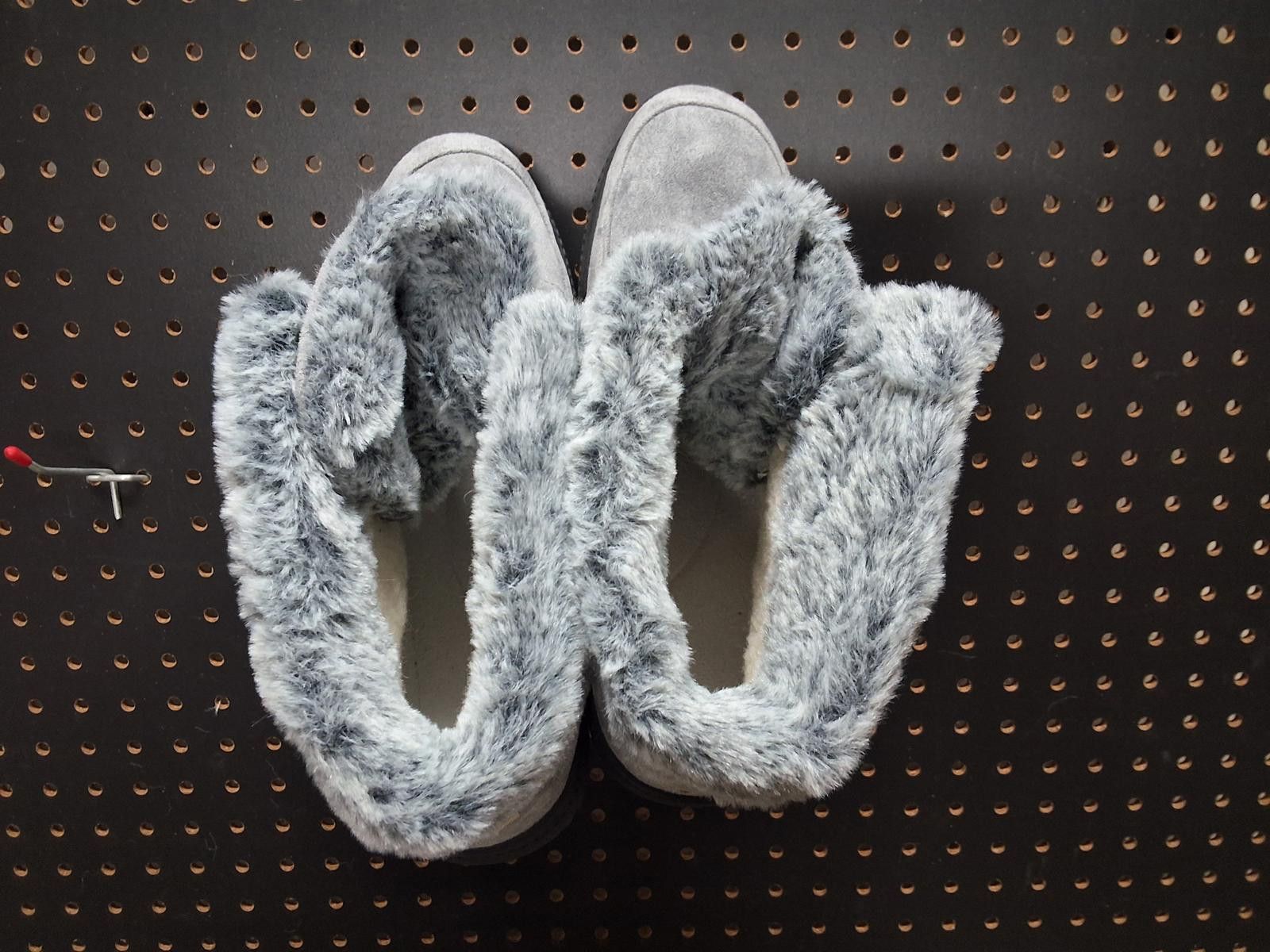 Unknown London Cozy Gray Winter Boots - Act Fast, Stay Warm! Size US 7.5 / IT 37.5 - 6 Thumbnail