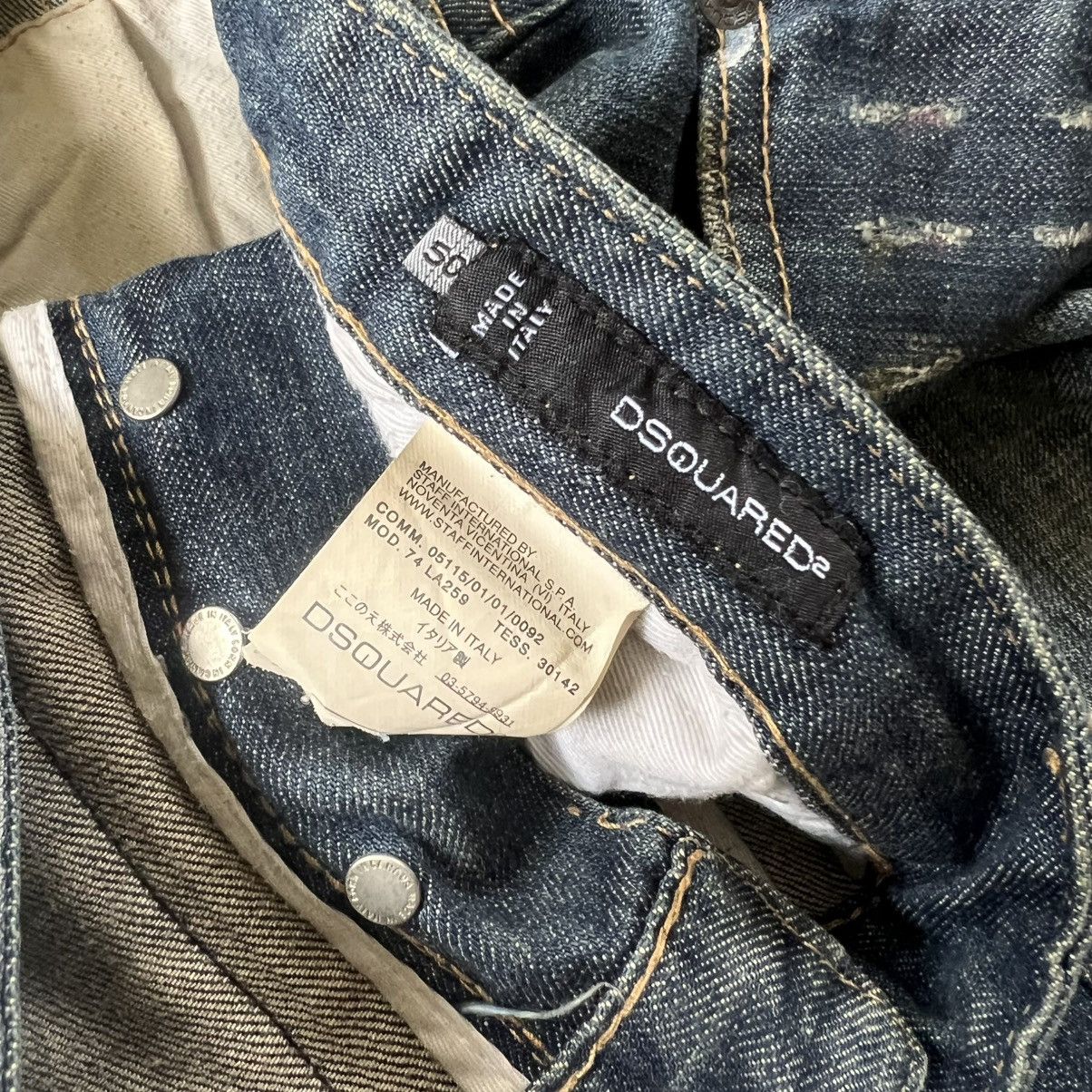 Dsquared2 Dsquared Archive Style Cargo Biker Denim Jeans Size US 34 / EU 50 - 9 Thumbnail