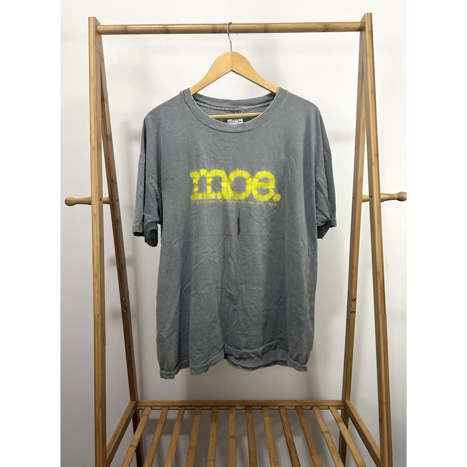 Anvil VTG Moe The Band Promo Short Sleeve Anvil 90s T-Shirt XL Gray Mens Shirt Size US XL / EU 56 / 4 - 2 Thumbnail