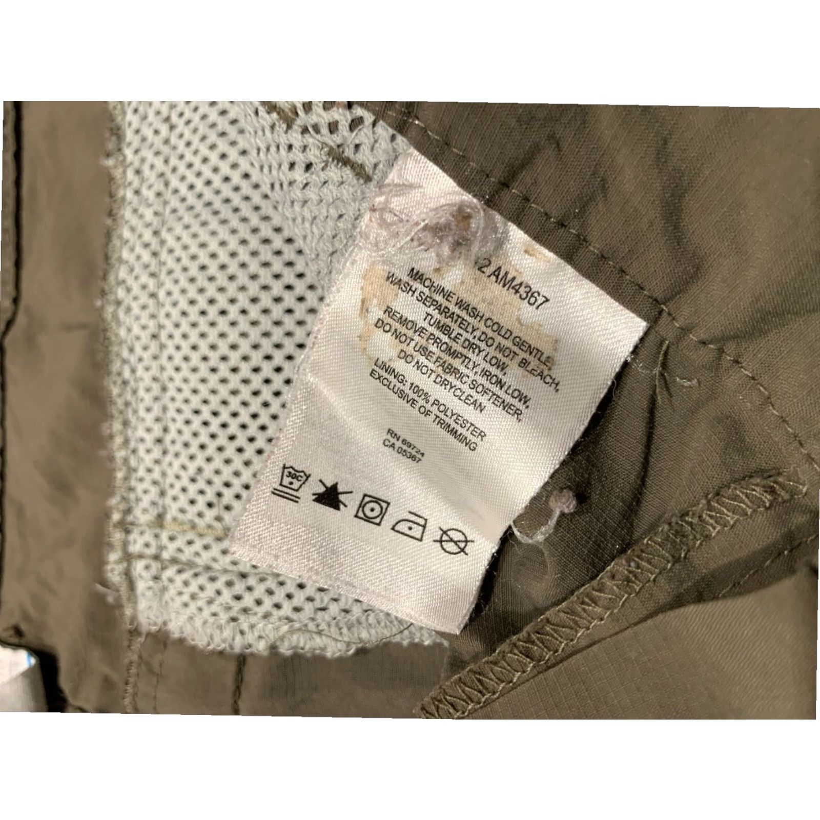 Olive Columbia Lightweight Cargo Shorts Men's Large 9" Olive Size US 33 - 3 Thumbnail