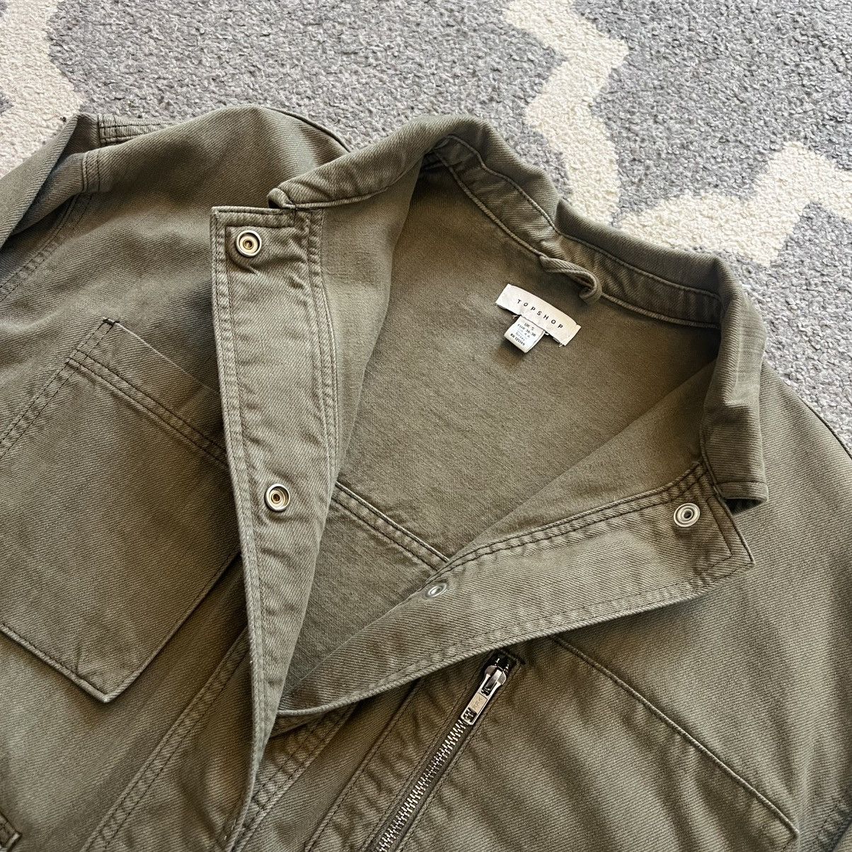 Topshop topshop green pocket button up jacket Size US S / EU 44-46 / 1 - 4 Thumbnail