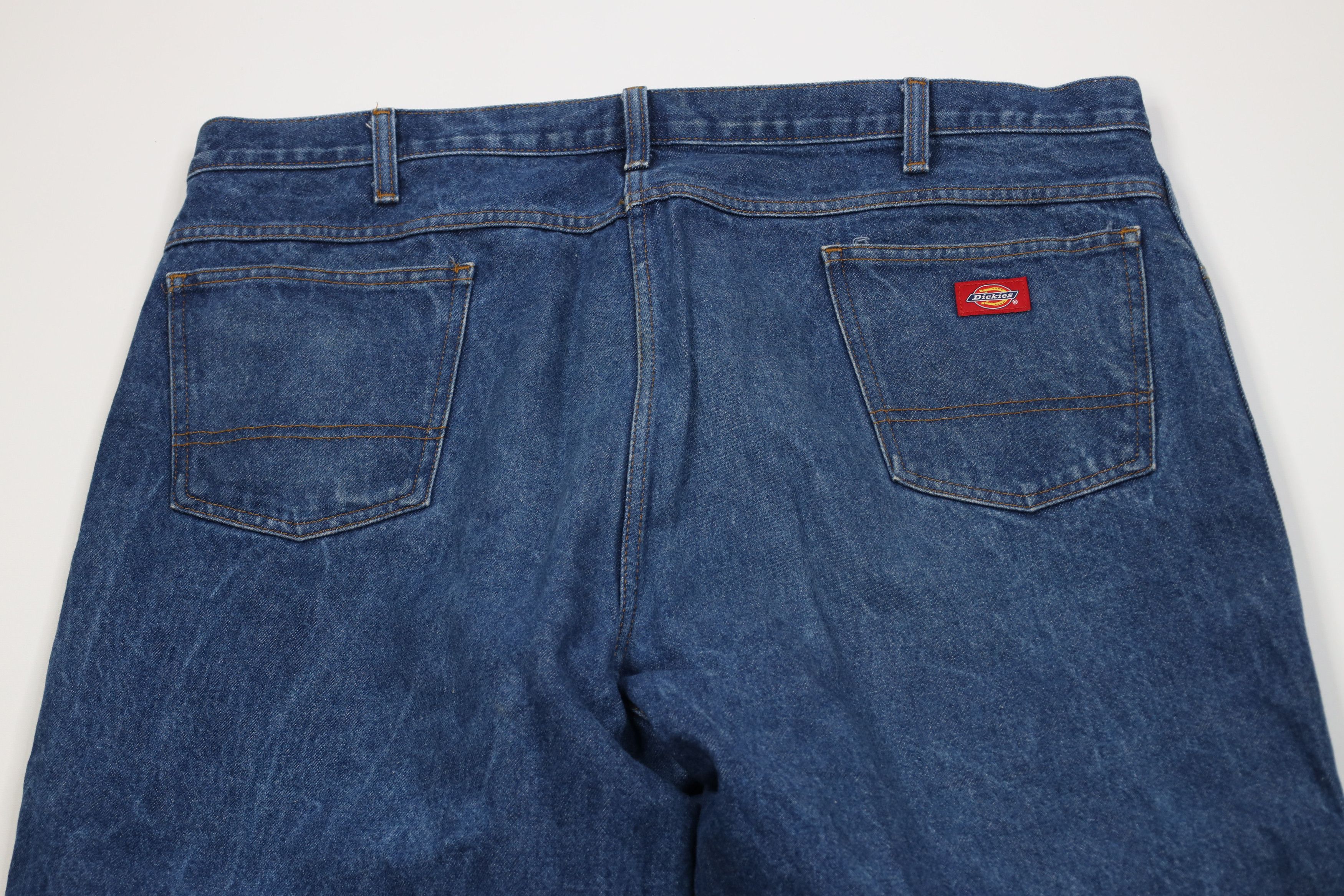 Dickies Vintage Y2K Dickies Relaxed Fit Wide Leg Denim Jeans Blue Size US 42 / EU 58 - 12 Thumbnail