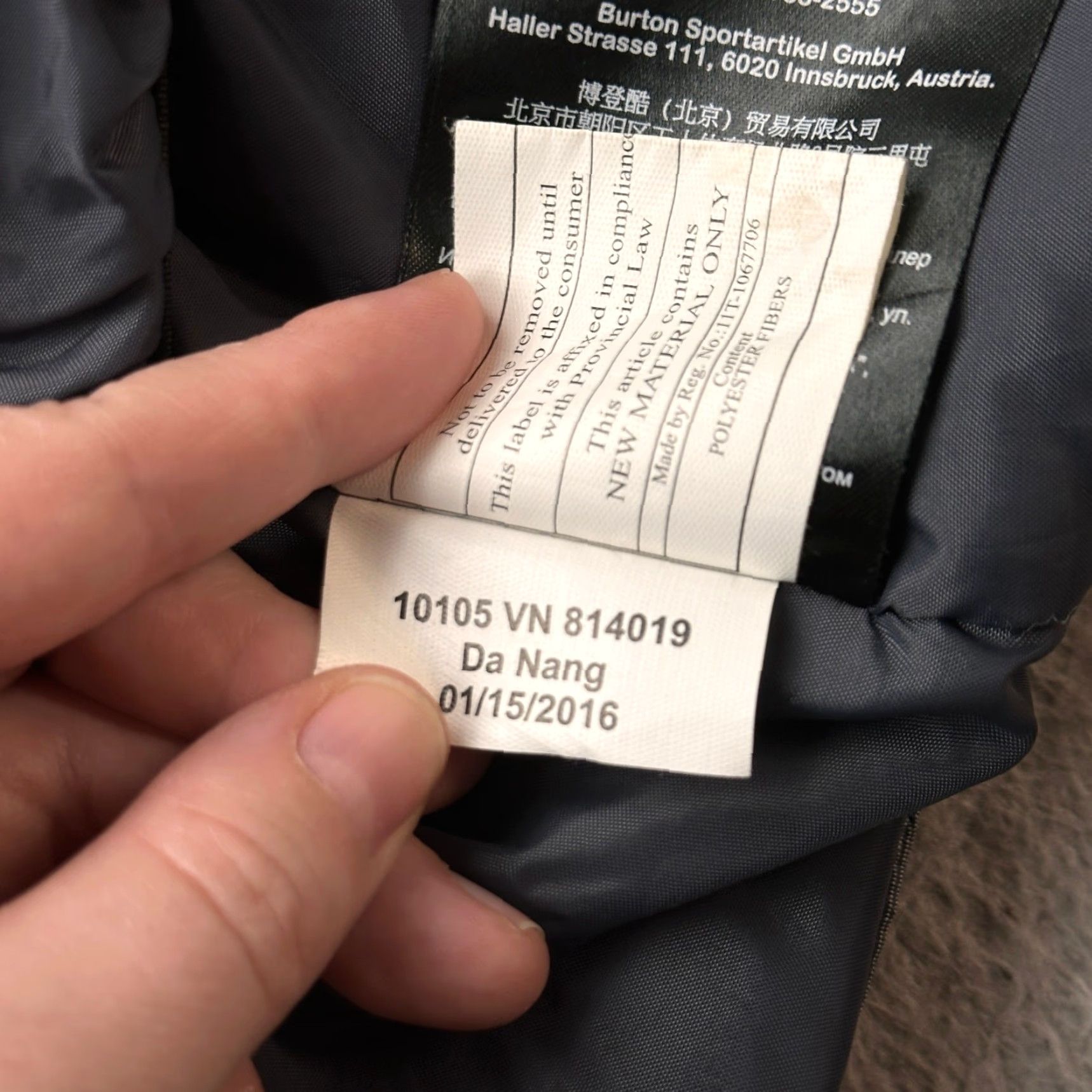 Burton Burton Jacket Mens Medium Hooded DryRide Thermolite Gray Insulated Ski Jacket Size US M / EU 48-50 / 2 - 7 Thumbnail