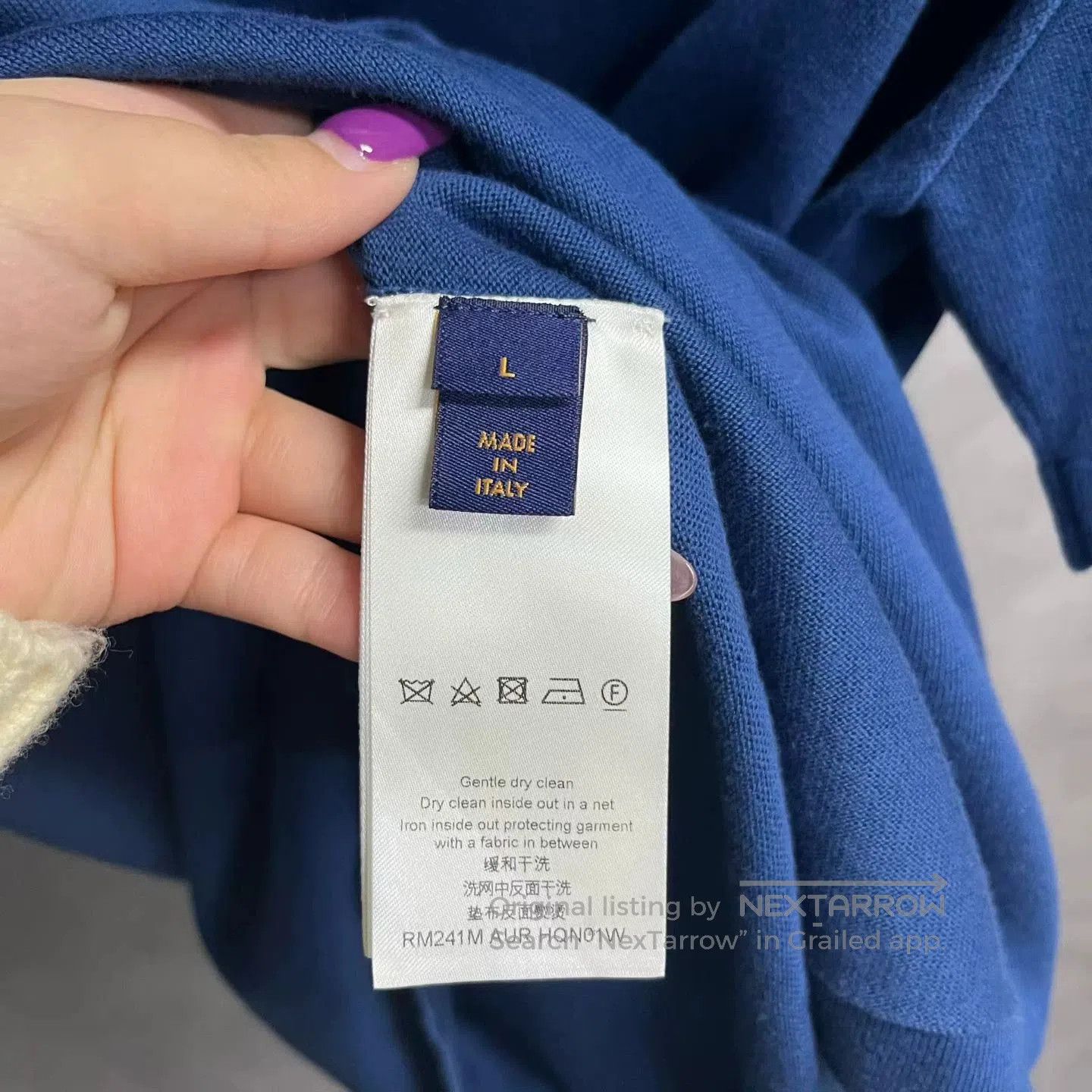 Louis Vuitton louis vuitton blue logo printed t-shirt. Size US L / EU 52-54 / 3 - 3 Thumbnail