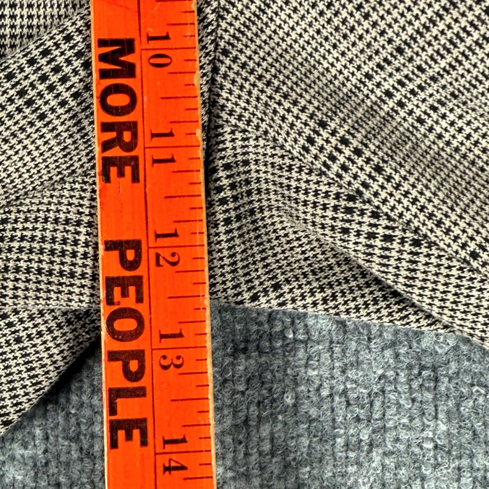 Vintage Ophelia Roe Plaid Stretch Pants Dress Pants Women Large Beige 36x28 Faux Pockets Tweed Workwear Office Career Trousers Size 36" / US 14 / IT 50 - 4 Thumbnail