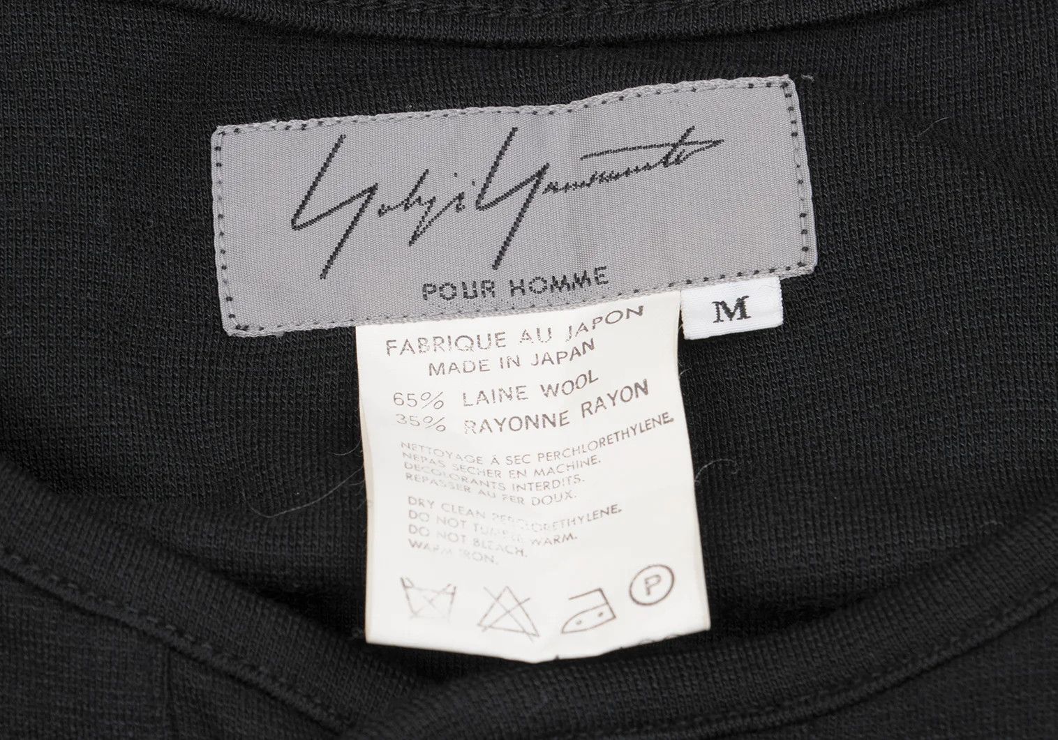 Yohji Yamamoto Yohji Yamamoto Wool Rayon Henley Dress Black M Size US M / EU 48-50 / 2 - 13 Thumbnail