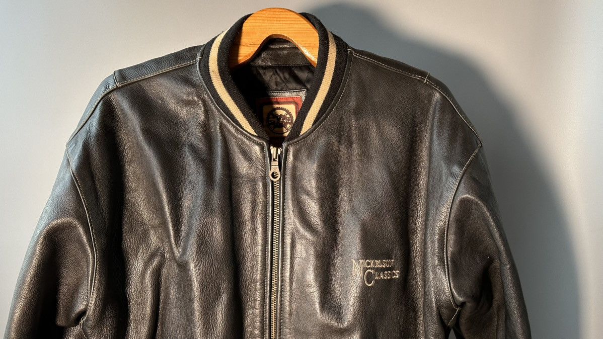 Vintage Nickelson Classic vintage leather jacket made in Asia Size US XL / EU 56 / 4 - 7 Thumbnail