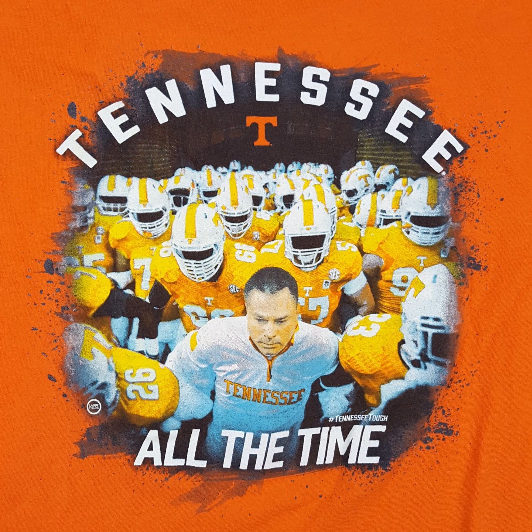 NCAA VINTAGE Tennessee Volunteers T-Shirt NCAA Football Retro 90s Y2K Men Large Orange Size US L / EU 52-54 / 3 - 5 Thumbnail
