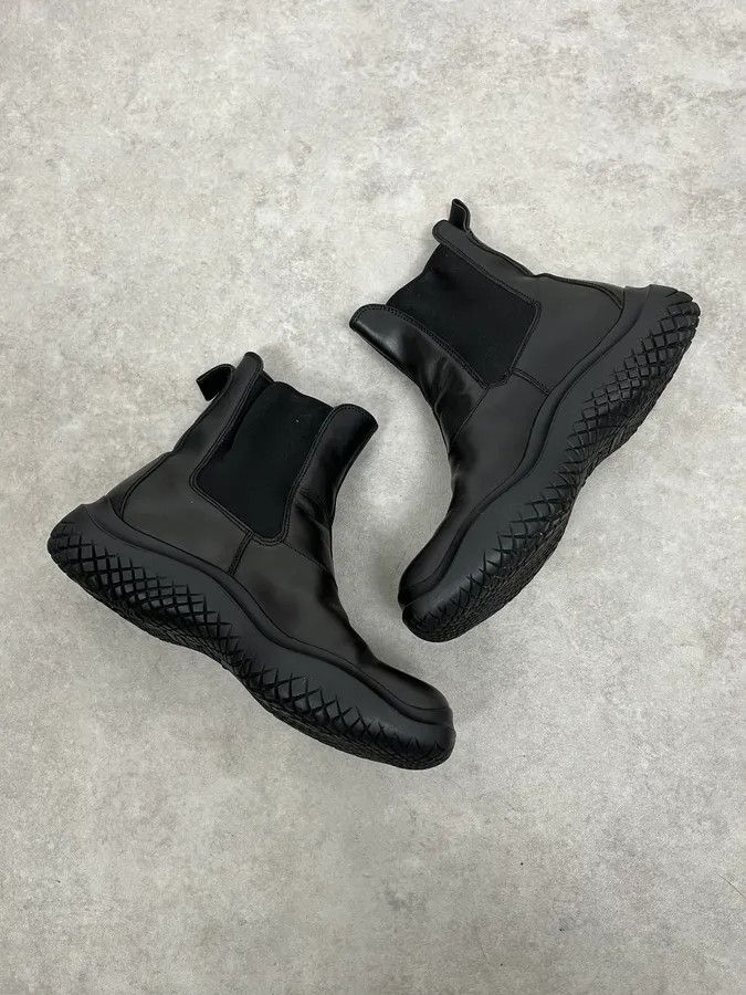 Prada AW1999 Prada Black Vibram Premium Leather Boots Size US 7 / IT 37 - 4 Thumbnail