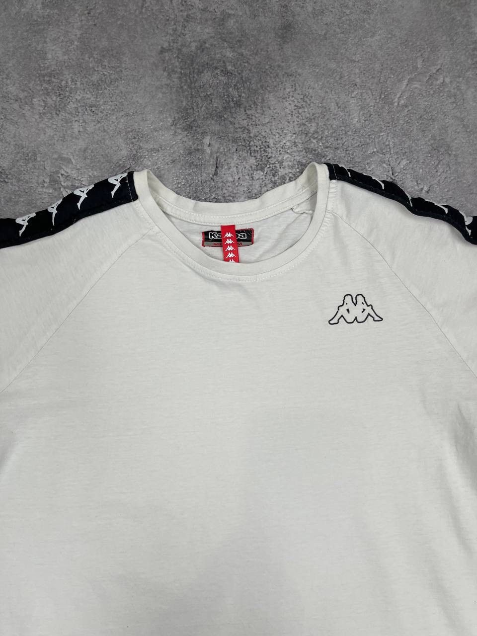 Kappa Kappa Men Cotton T-Shirt White Size M Size US M / EU 48-50 / 2 - 2 Thumbnail