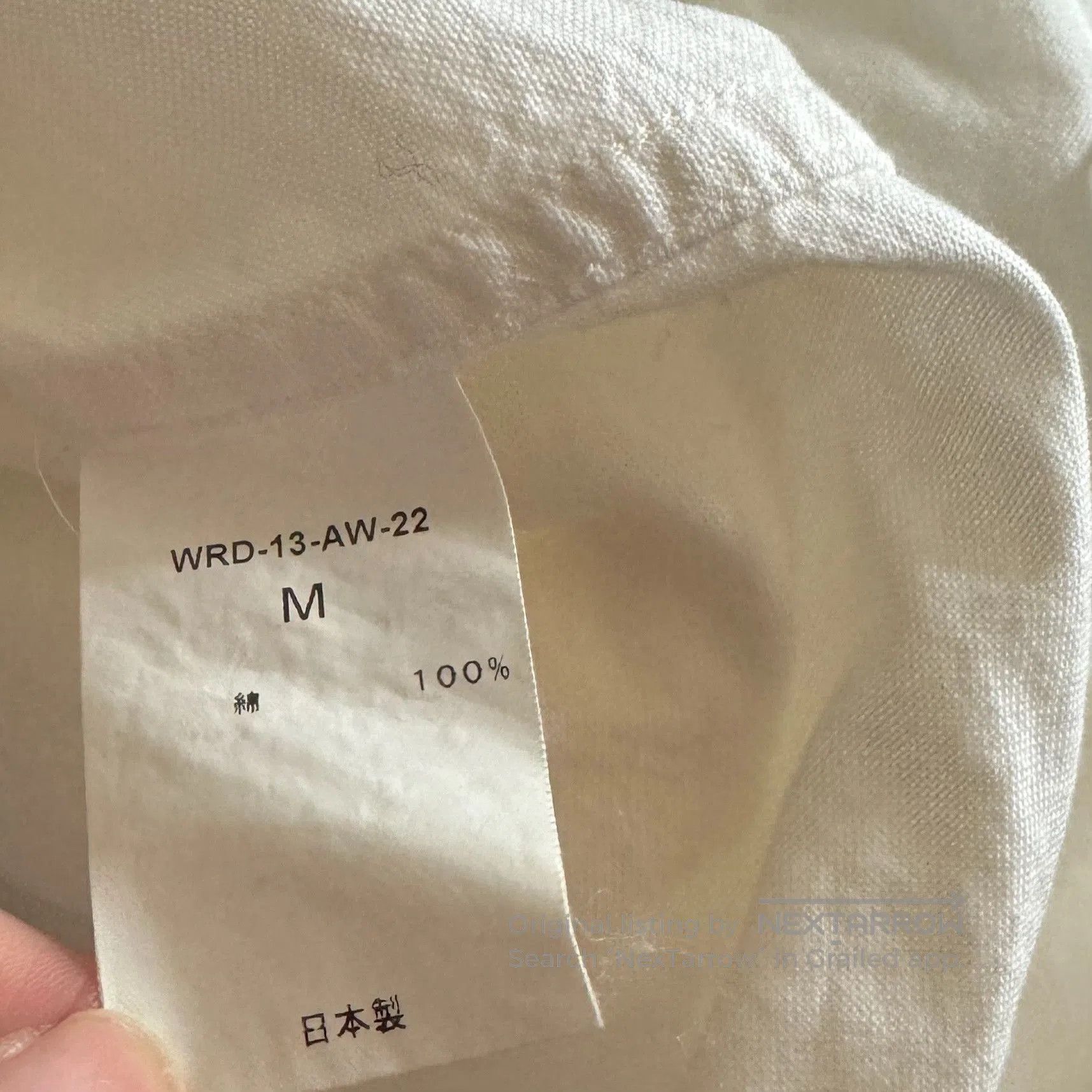 Absurd Weirdo White Shirt with Question Mark Logo. Size US M / EU 48-50 / 2 - 5 Thumbnail